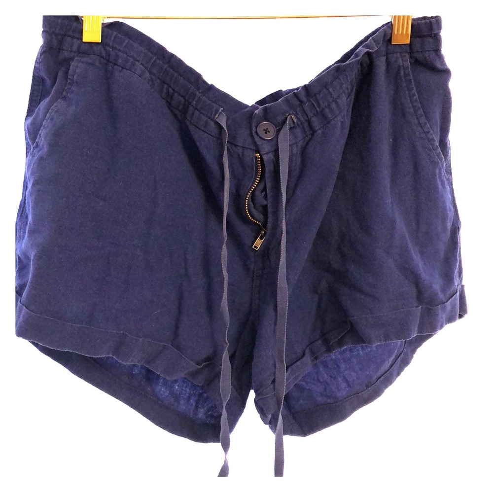 Cuffed drawstring beach shorts